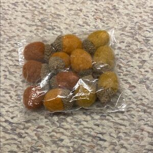 Colorful Felt Acorn Toys for Decorating